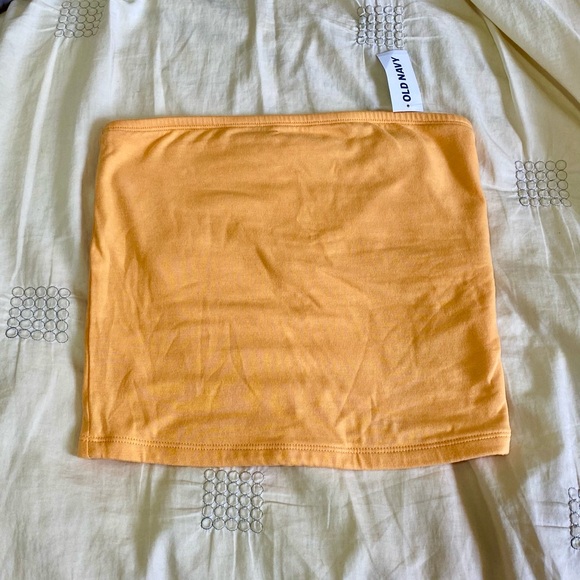 NWT Orange Old Navy Double-Layer Tube Top - US M - Picture 4 of 7